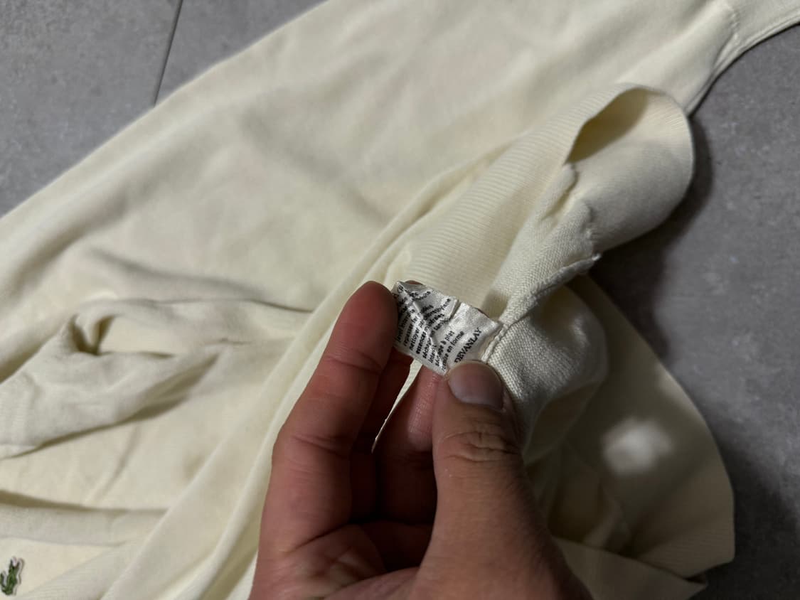 q 아이보리 빈티지 코튼 니트 105 size   상품이미지6