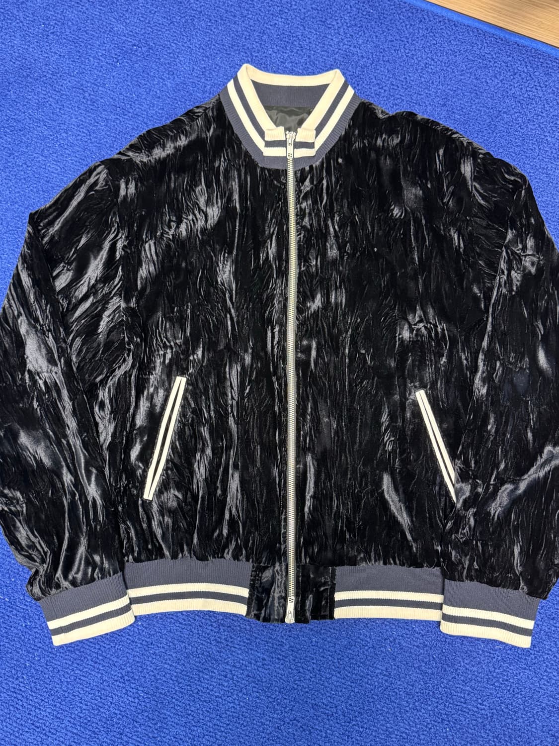 [L] 유스 크리즈 트랙자켓 블랙 상품이미지1