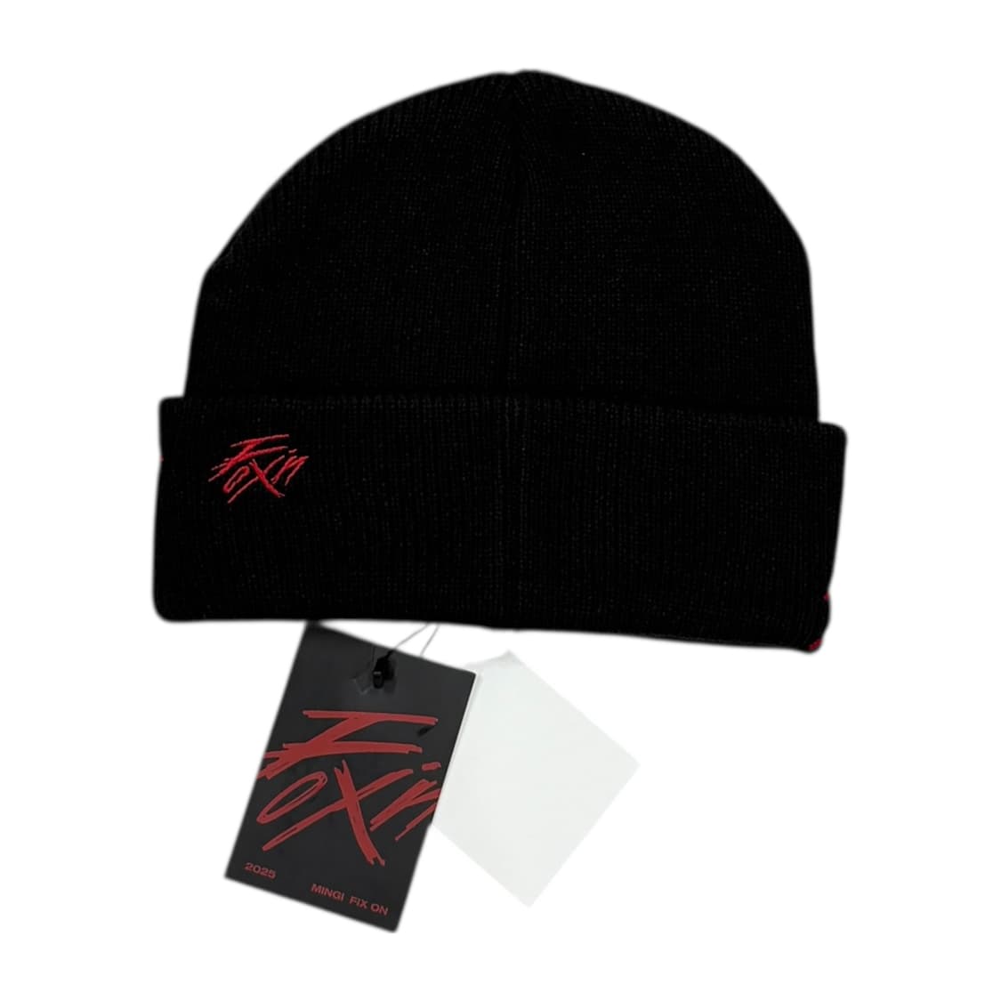 에이티즈 민기 생일 MD 픽송 비니 모자 블랙 상품이미지3