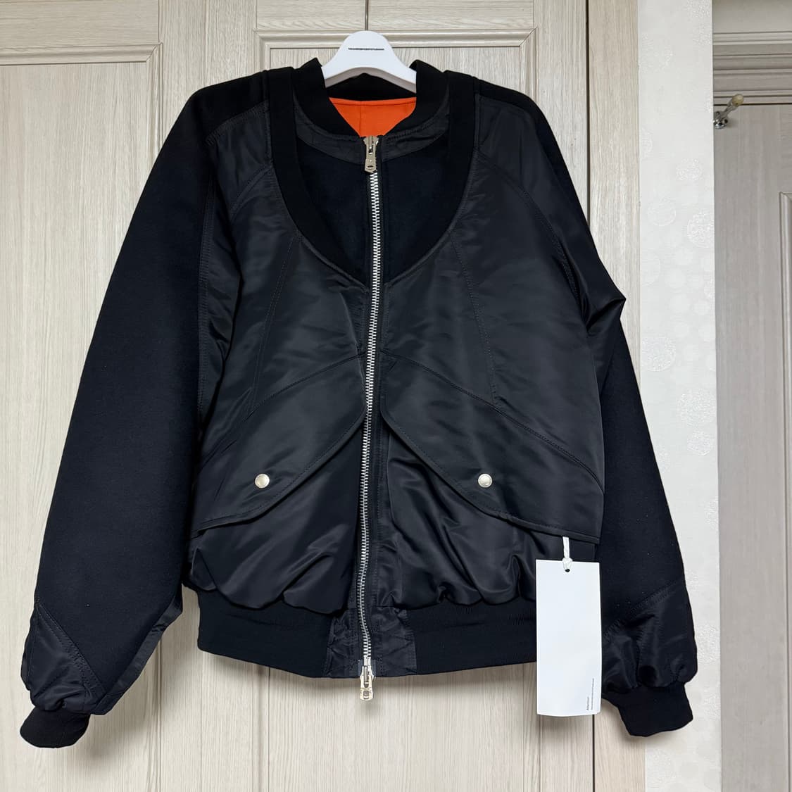 [44] 솔로이스트 에크루 20주년 이중 봄버 자켓 상품이미지1