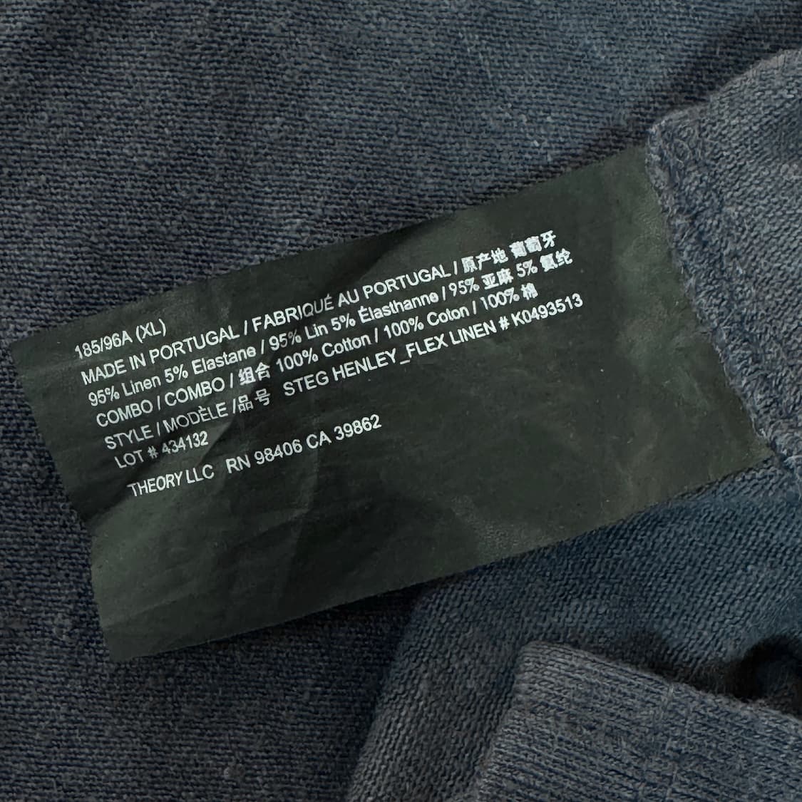 띠어리 헨리넥 린넨 롱 슬리브 상품이미지5