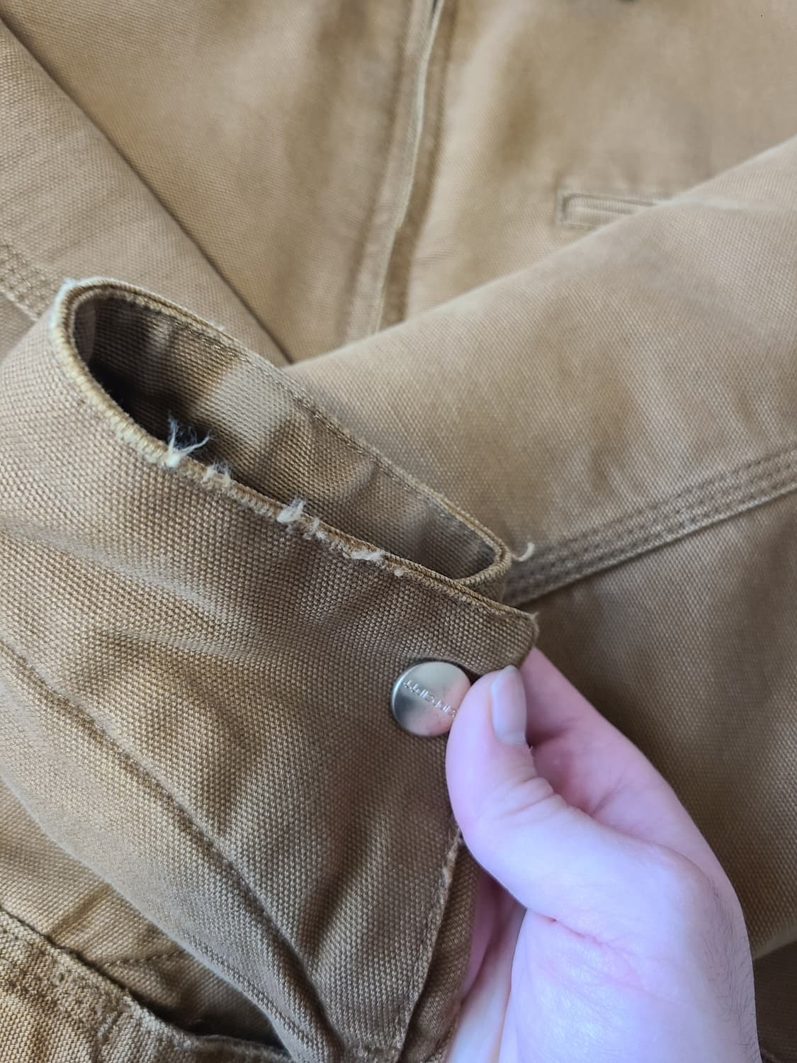 [S] 칼하트 윕 OG 디트로이트 재킷 딥해밀턴브라운 판매 상품이미지3