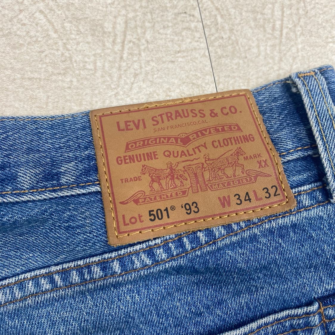 리바이스 프리미엄 빅E 501 93 스트레이트 데님 팬츠 (34) 상품이미지5