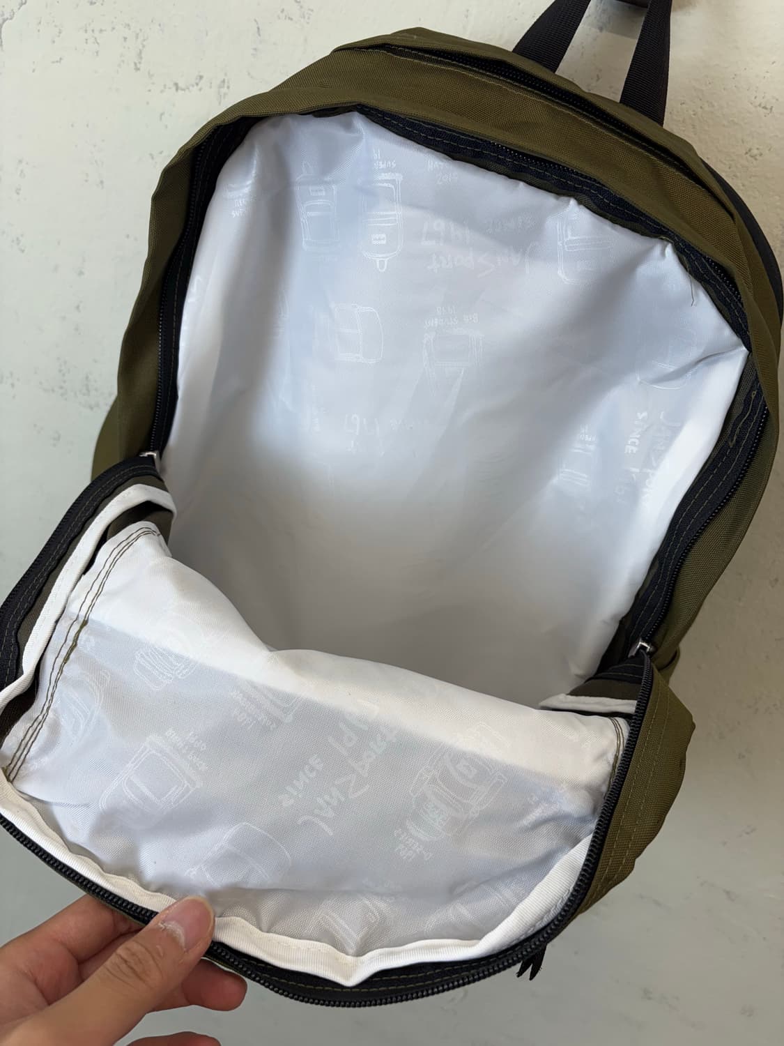 잔스포츠 빅스튜던트 백팩 아미그린 상품이미지7