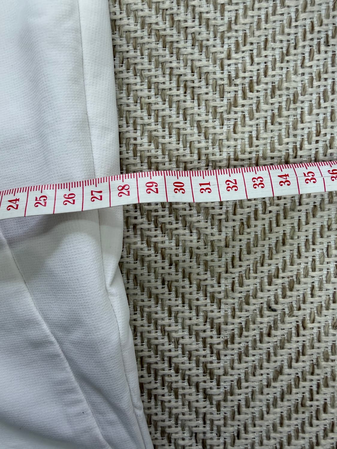 정품) 타이틀리스트 21ss 여성 화이트 삼선 라인 팬츠 28 상품이미지10