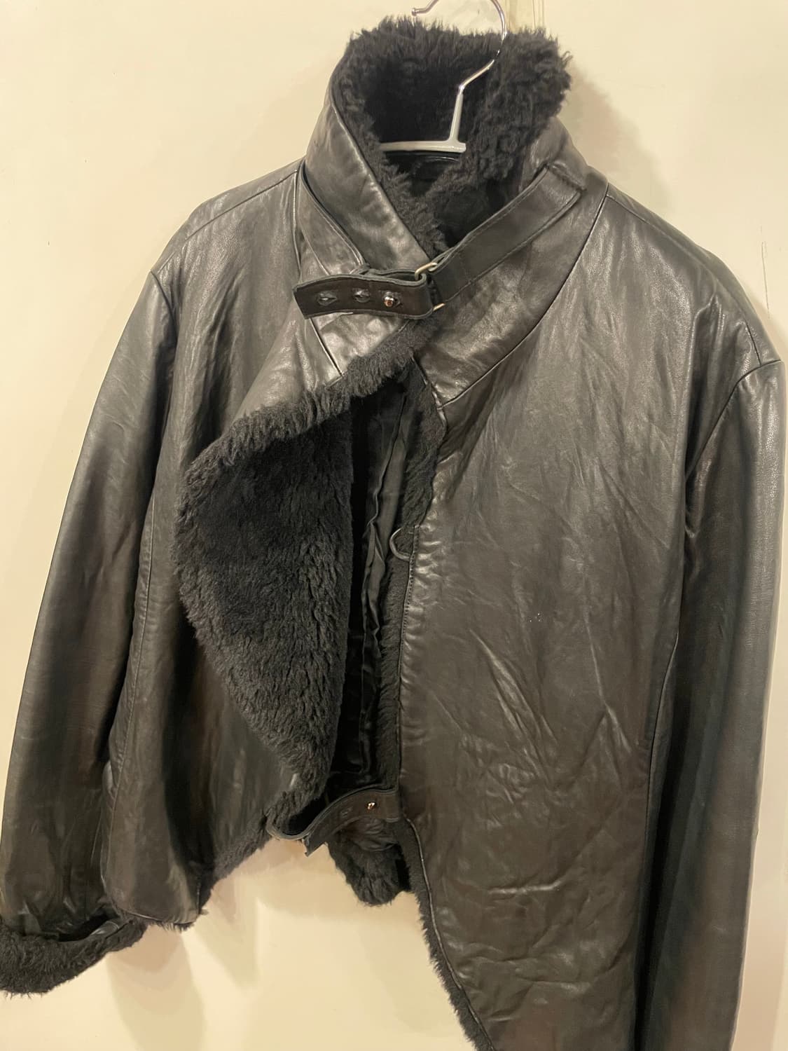 아르마니 익스체인지 레더 퍼자켓 상품이미지3