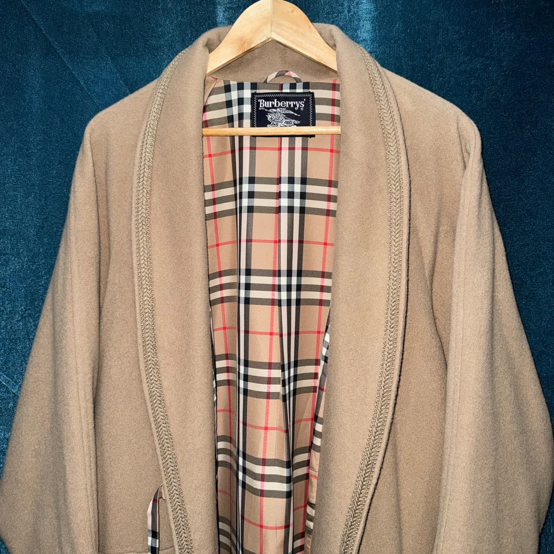 버버리 울 가운 코트 made in JAPAN (L)   상품이미지2