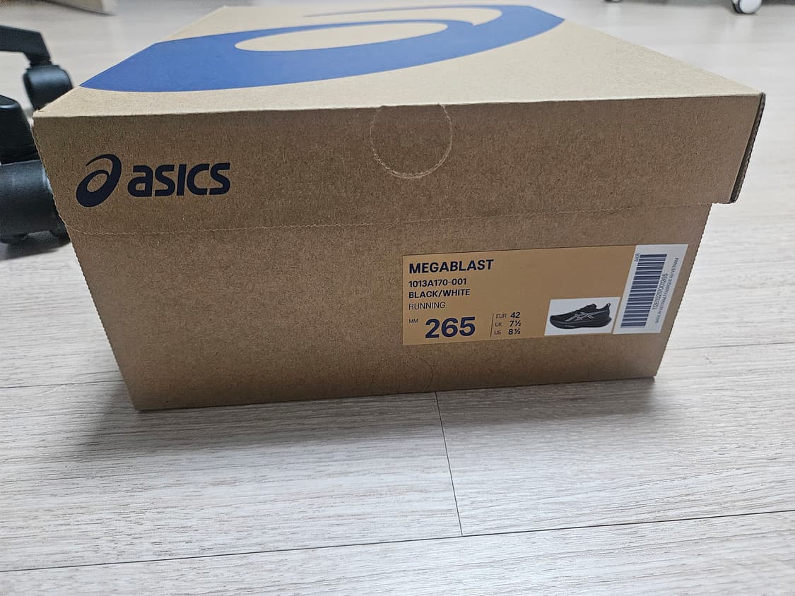 아식스 메가블라스트 블랙 265 새상품 상품이미지1