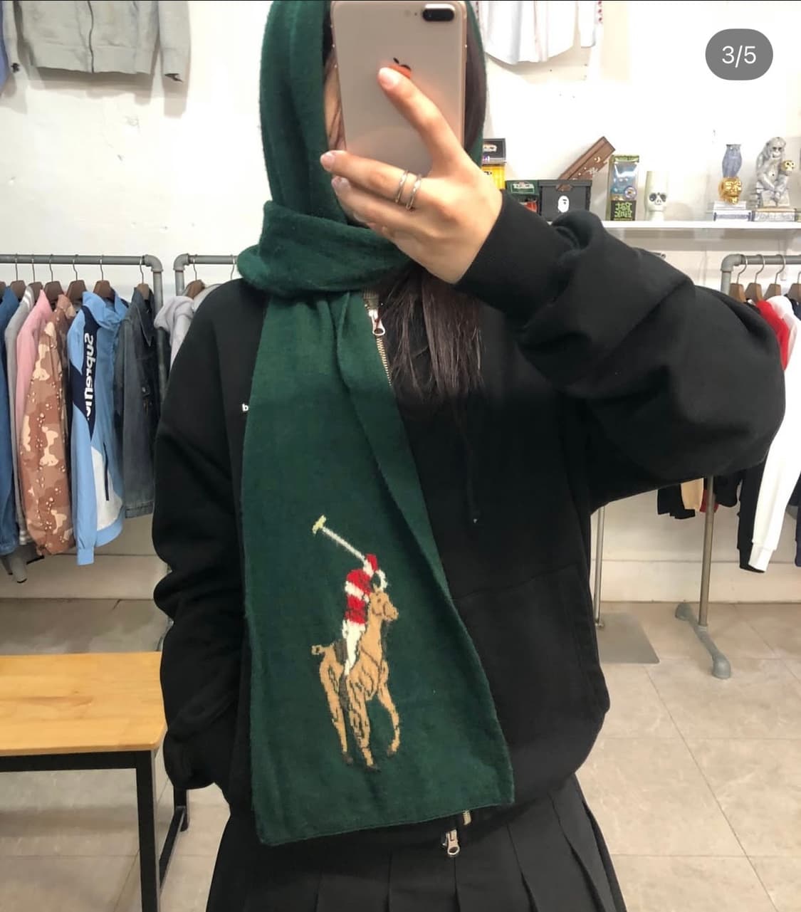 폴로 랄프로렌 빅포니 머플러 상품이미지2