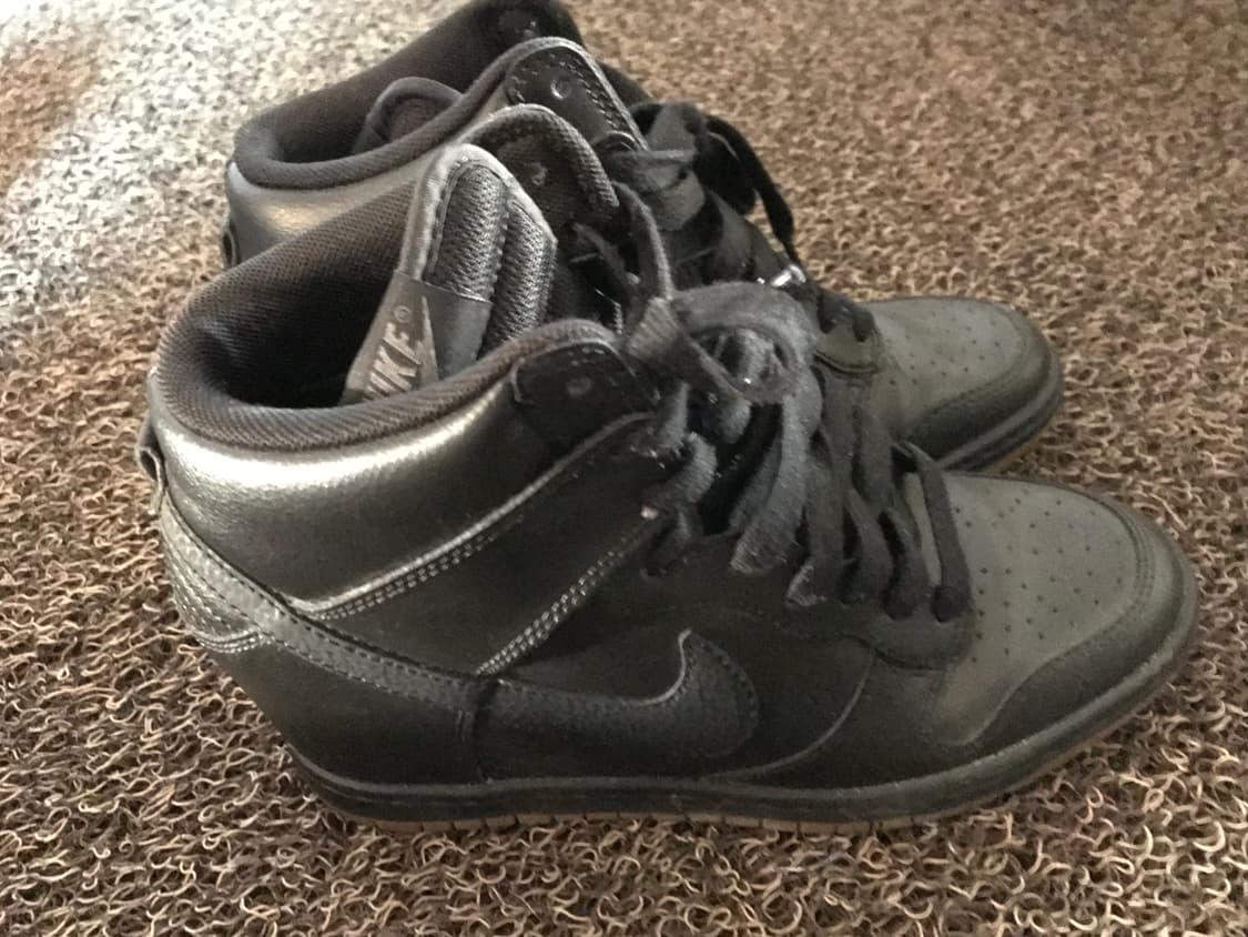 나이키 하이탑 웨지힐 블랙 235 상품이미지2