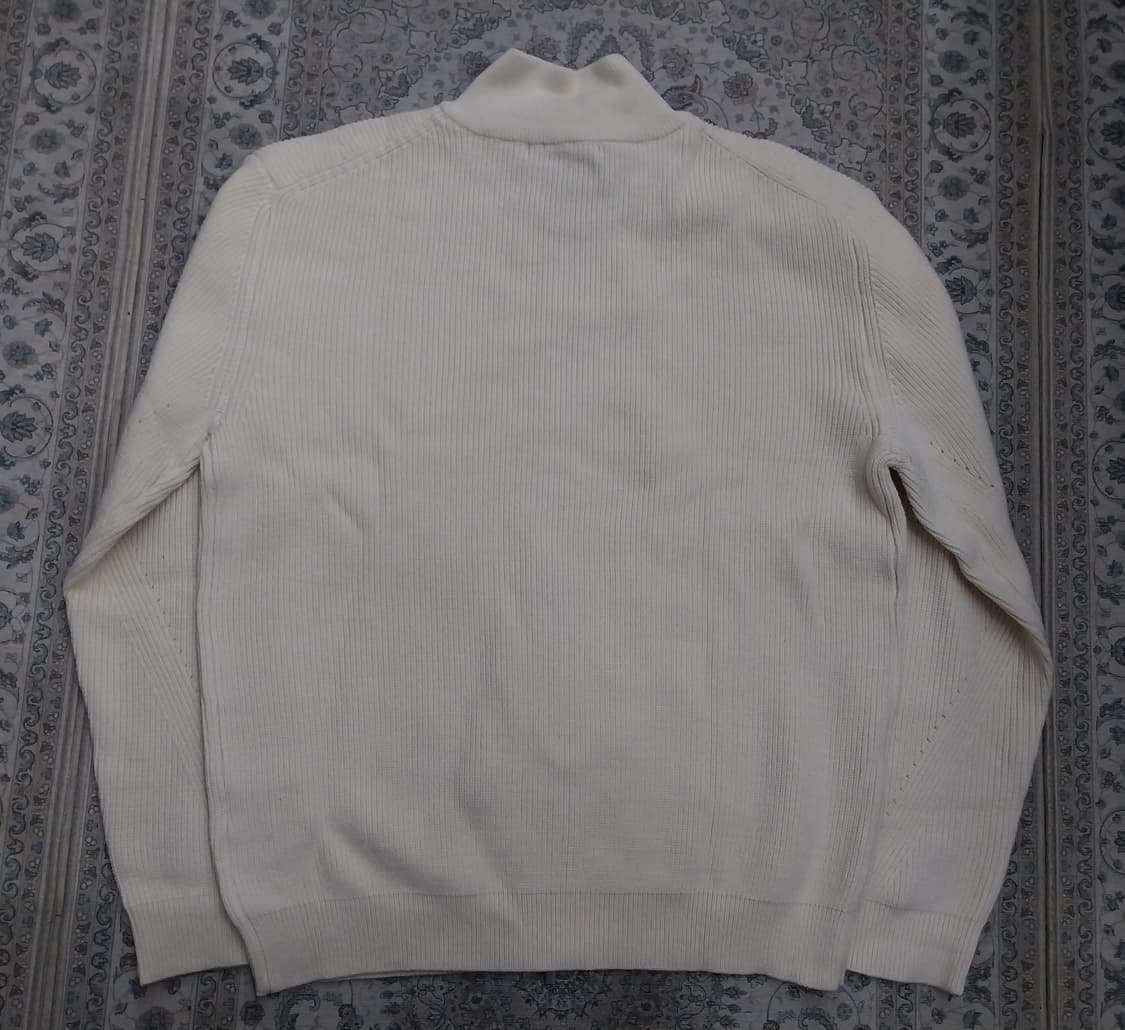 (새상품) W/ 아이보리 니트 집업 가디건 상품이미지2