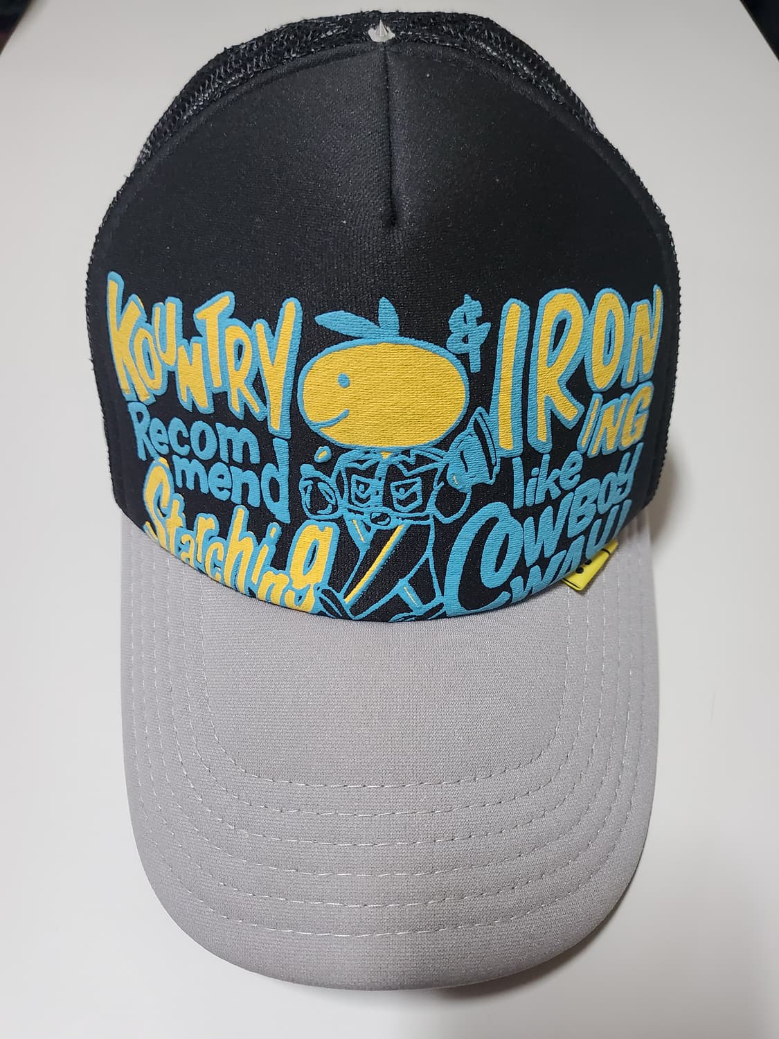 캐피탈 트러거캡 블랙 블루 상품이미지1