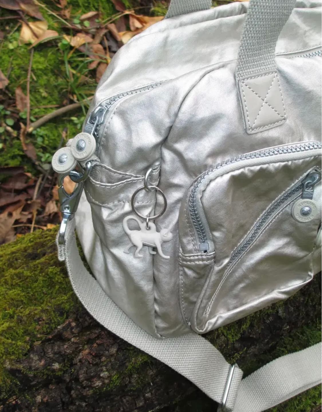 빈티지 키플링 실버 숄더크로스백 상품이미지6