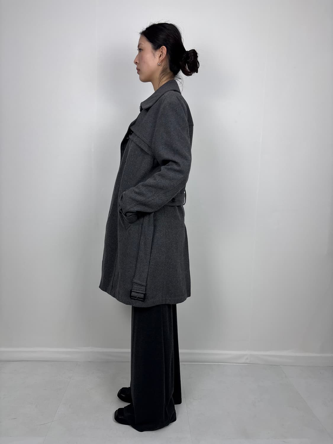 LAYERED DETAIL HALF COAT 상품이미지8