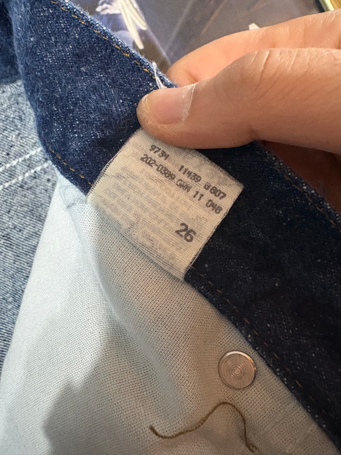 80-90‘s vtg Lee 202 denim pant. 상품이미지6