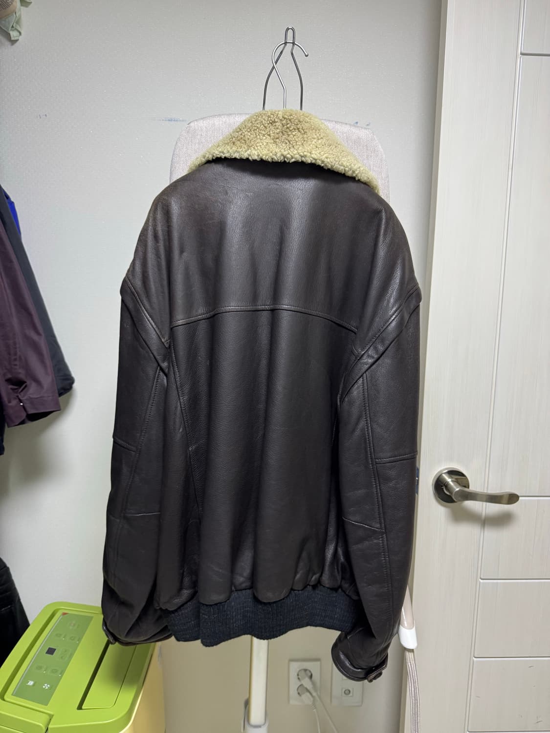 BMW 레더 봄버자켓 (엘크스킨) 상품이미지6