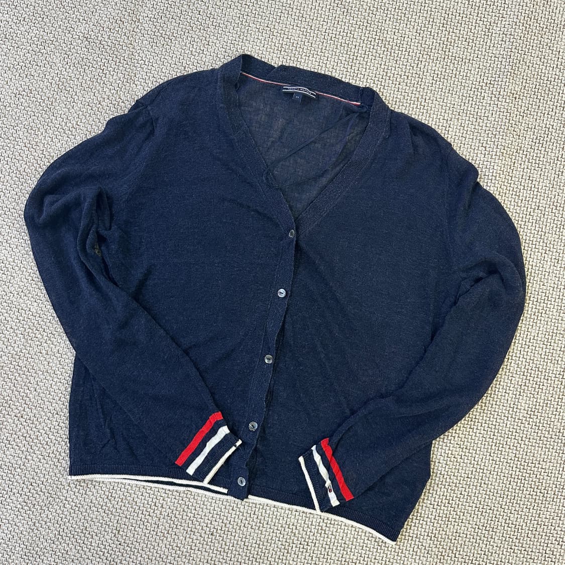 M 타미힐피거 라운드 커튼 가디건 0406D 상품이미지1