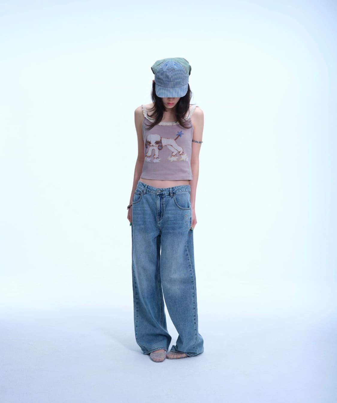코이세이오 STARDUST DENIM PANTS BLUE 상품이미지1