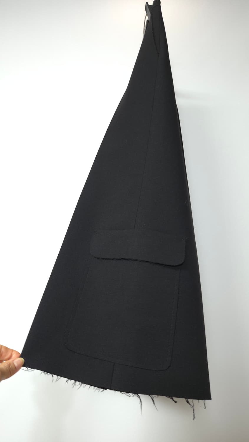 MSGM 엠에스지엠 블랙 와이드 프린지 카고 팬츠 40 사이즈 상품이미지5