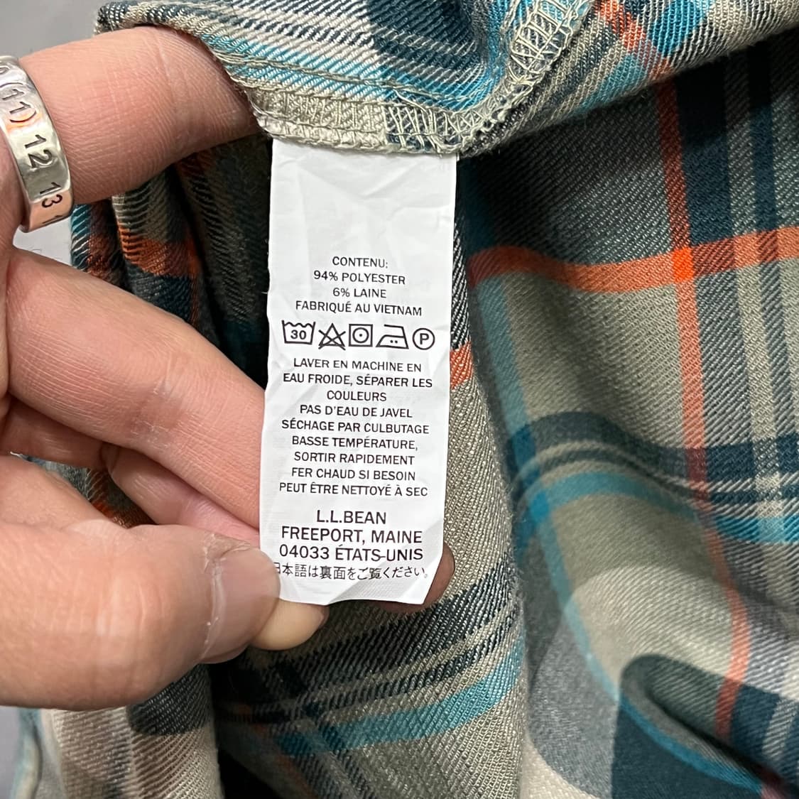  엘엘빈 워크 체크 셔츠 y15110 상품이미지7