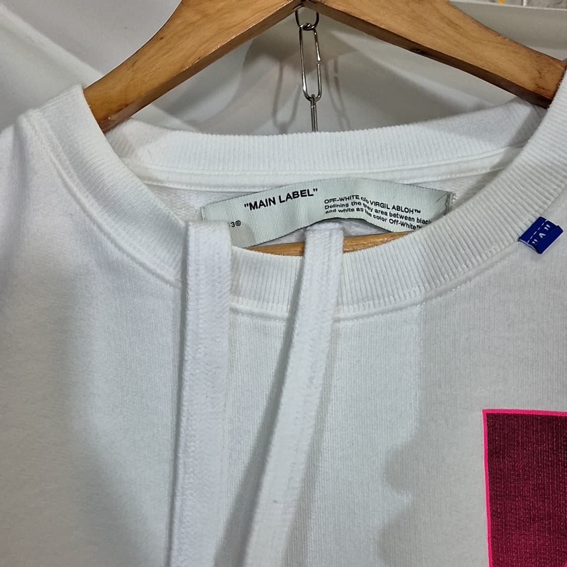 Off White 오프화이트 하프톤 에로우 맨투맨 상품이미지5