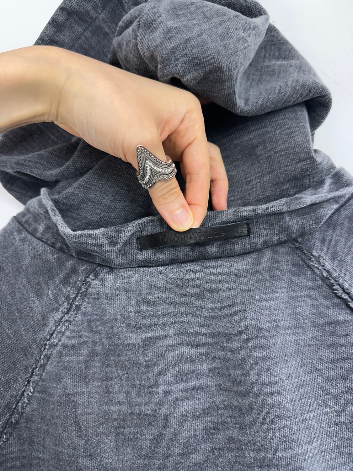 Ripvanwinkle Garment Dyed Double Zip Hoo 상품이미지6
