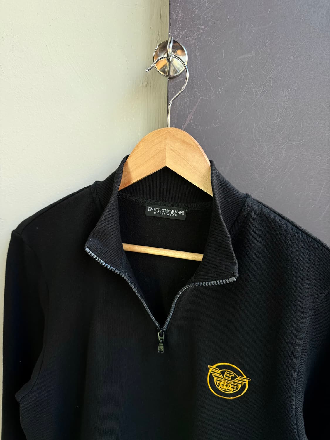 S/ 엠포리오 아르마니 신형 기모 하프집업 상품이미지6