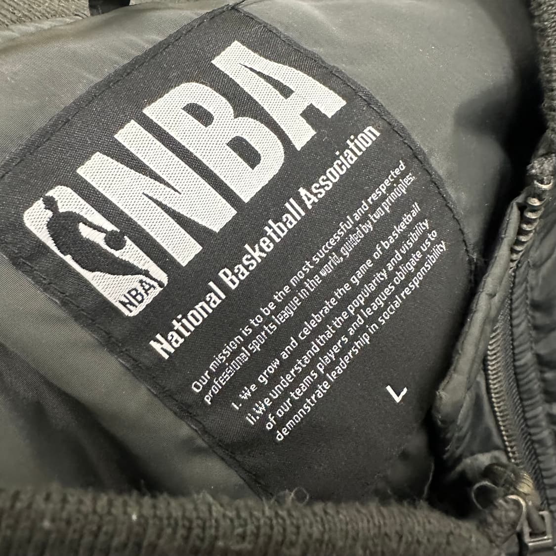 NBA 엔비에이 패딩 롱 항공 점퍼 L 상품이미지4