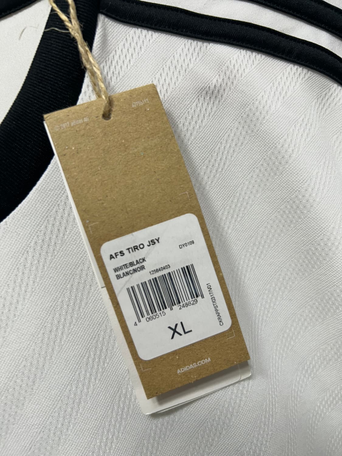 아디다스 라운드 반팔 새상품 로고 XL 상품이미지3