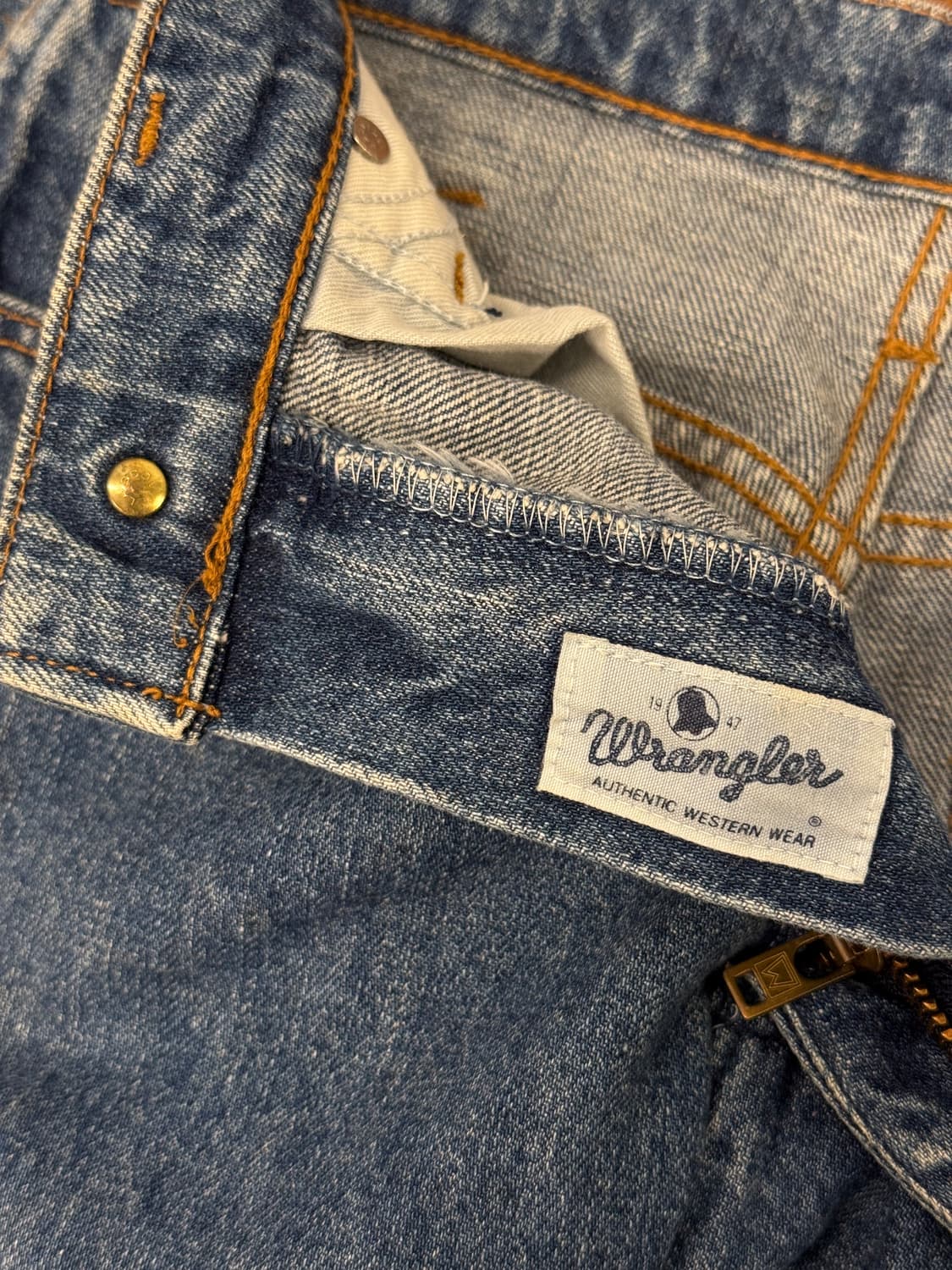 Japan Wrangler Blue Bell Straight Denim  상품이미지7
