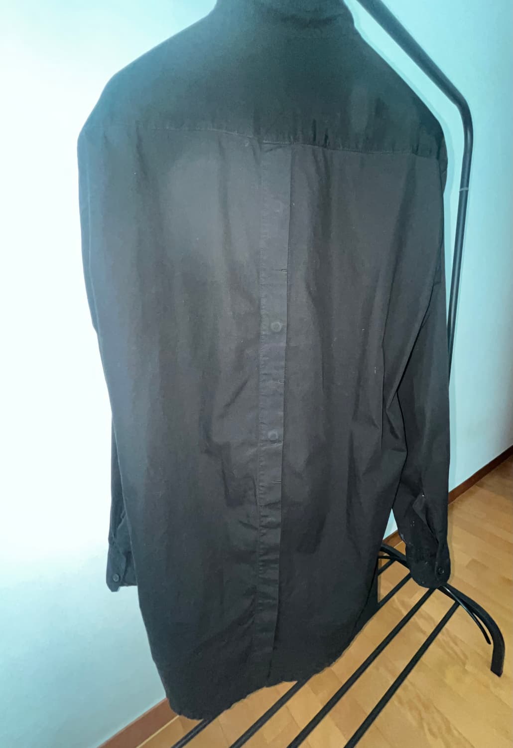 요지야마모토 뿌르옴므 절개 롱 셔츠 상품이미지4