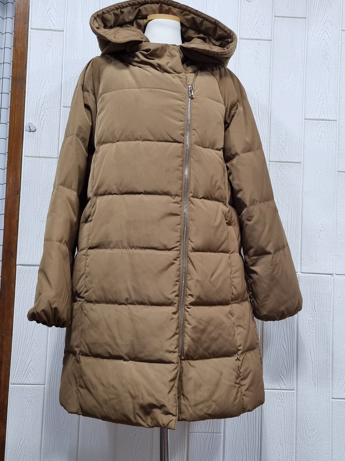 MIXXO 믹쏘 여성 롱 패딩 L 카멜 상품이미지1