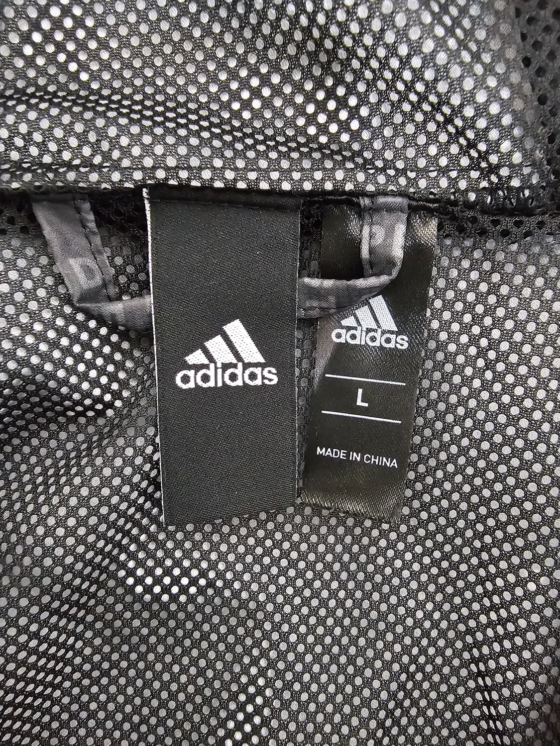아디다스 멀티로고 후드 바람막이 L 상품이미지3