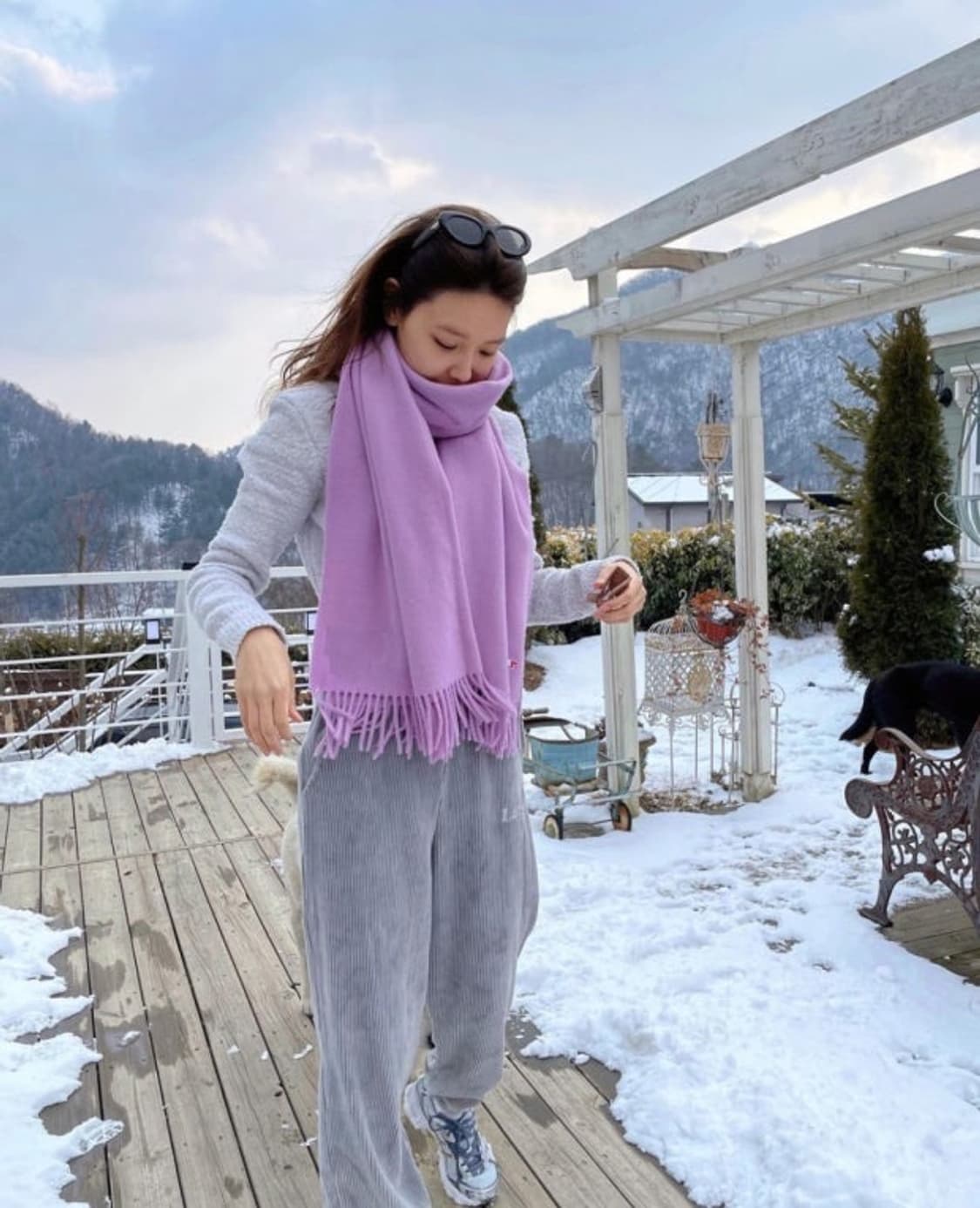 메종키츠네 머플러 상품이미지3