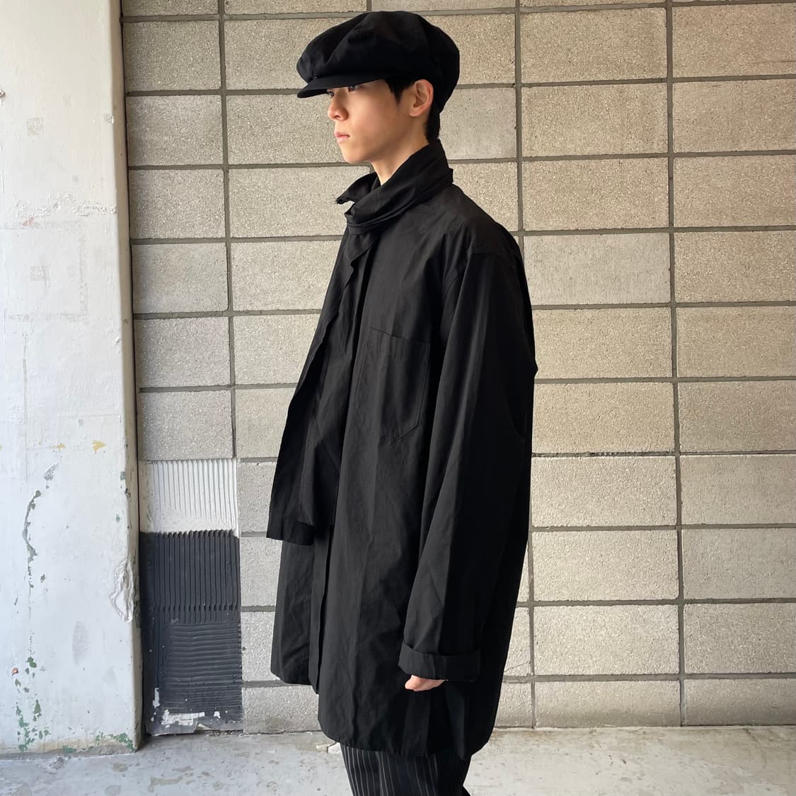 요지야마모토 syte 스카프 셔츠 상품이미지2