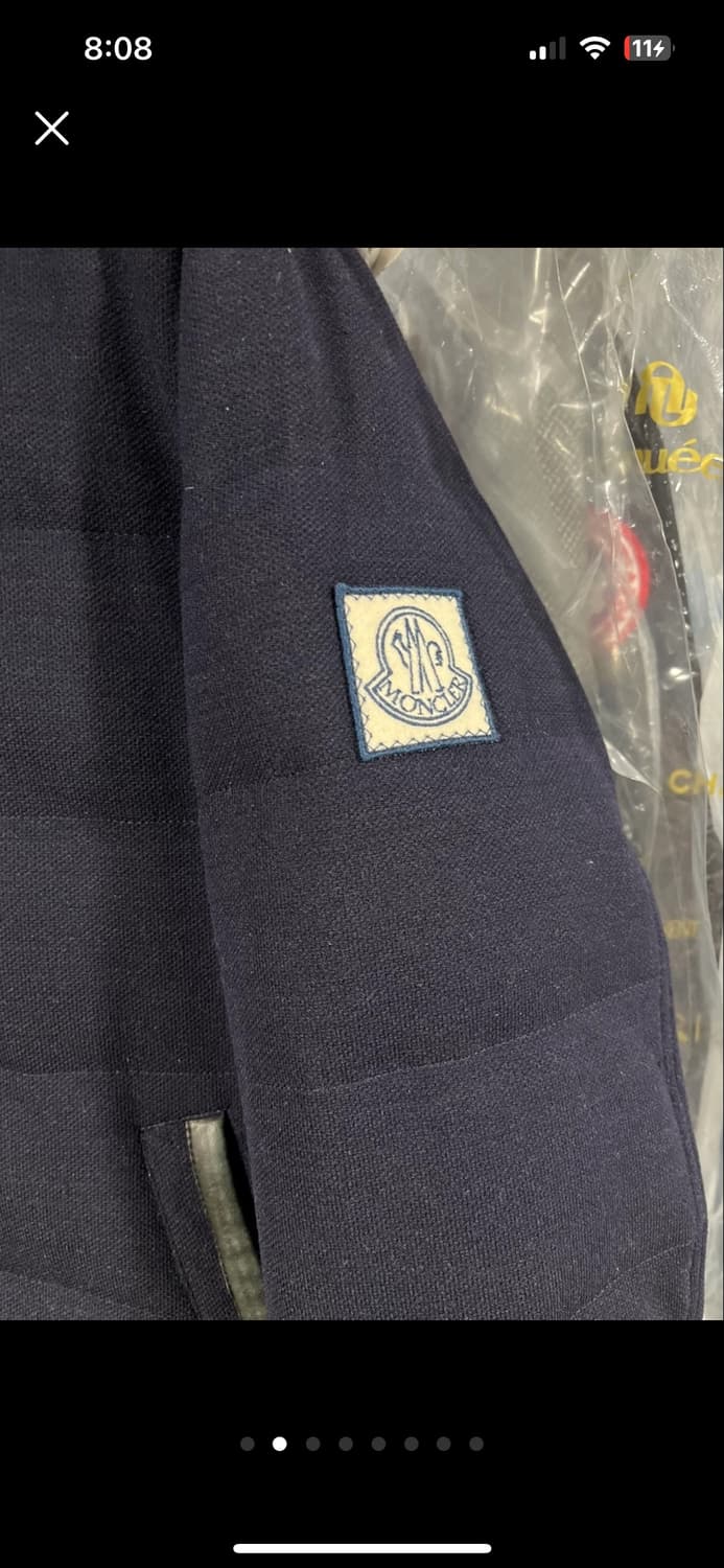 몽클레어 남성 패딩 감마블루 (톰브라운콜라보)2사이즈 상품이미지2