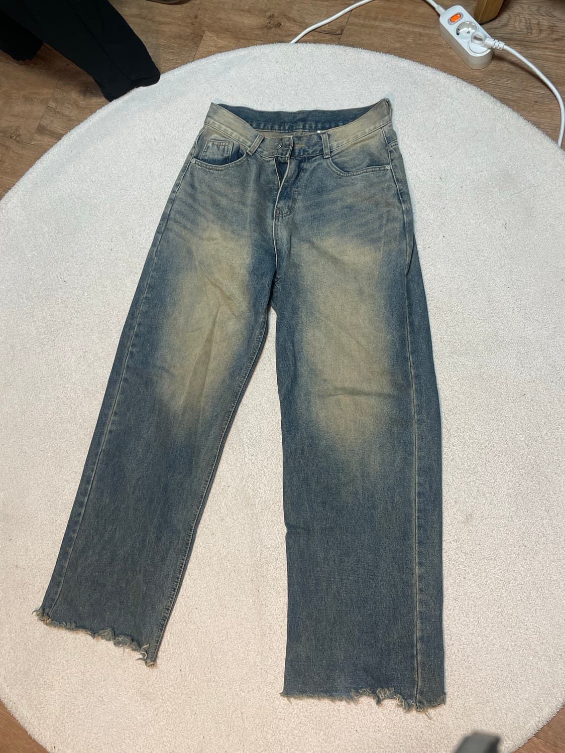 Washed Denim Pants 상품이미지1