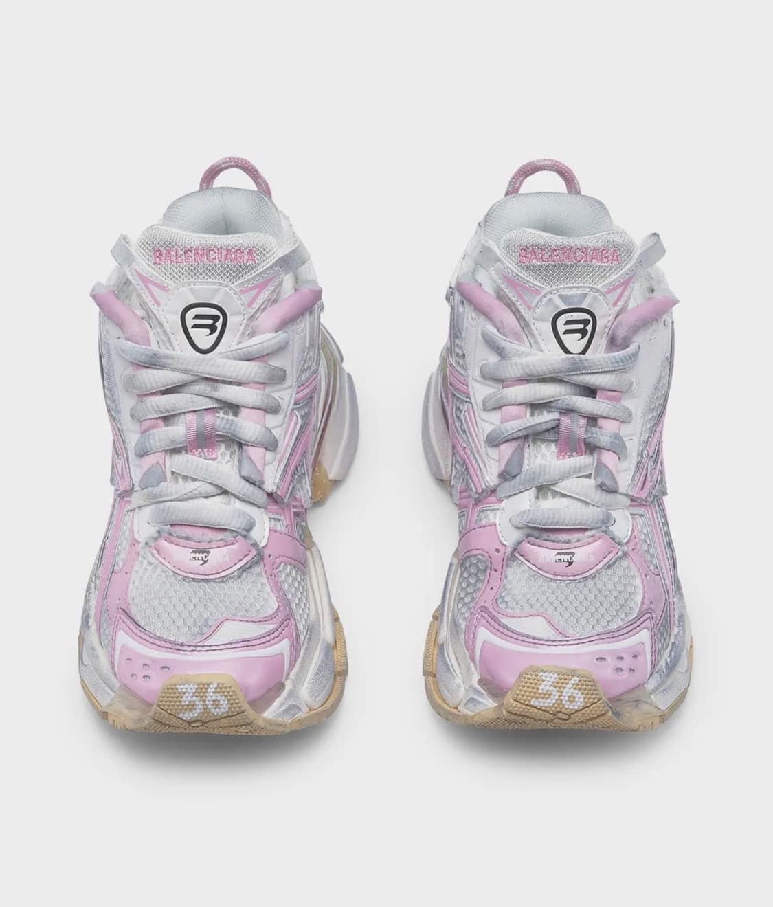 발렌시아가 러너 화이트 핑크 36 상품이미지2