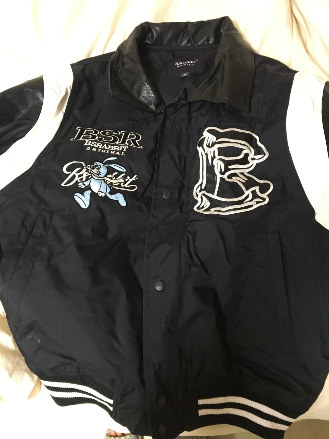 BSRABBIT 비에스레빗 바시티 자켓 상품이미지1