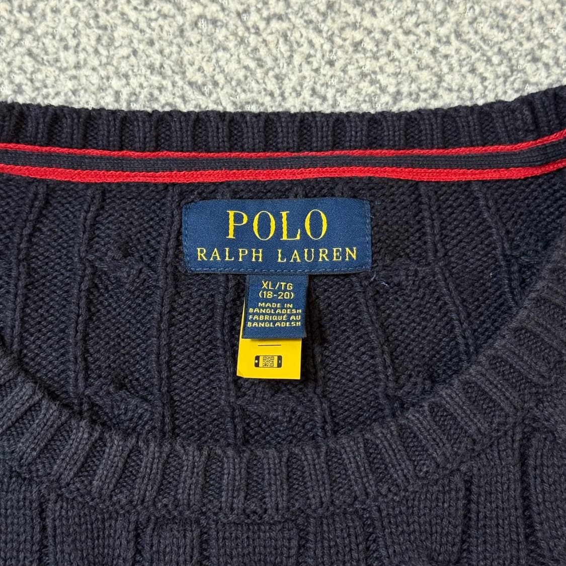 폴로 랄프로렌 네이비 니트 남성용 95-100 상품이미지4