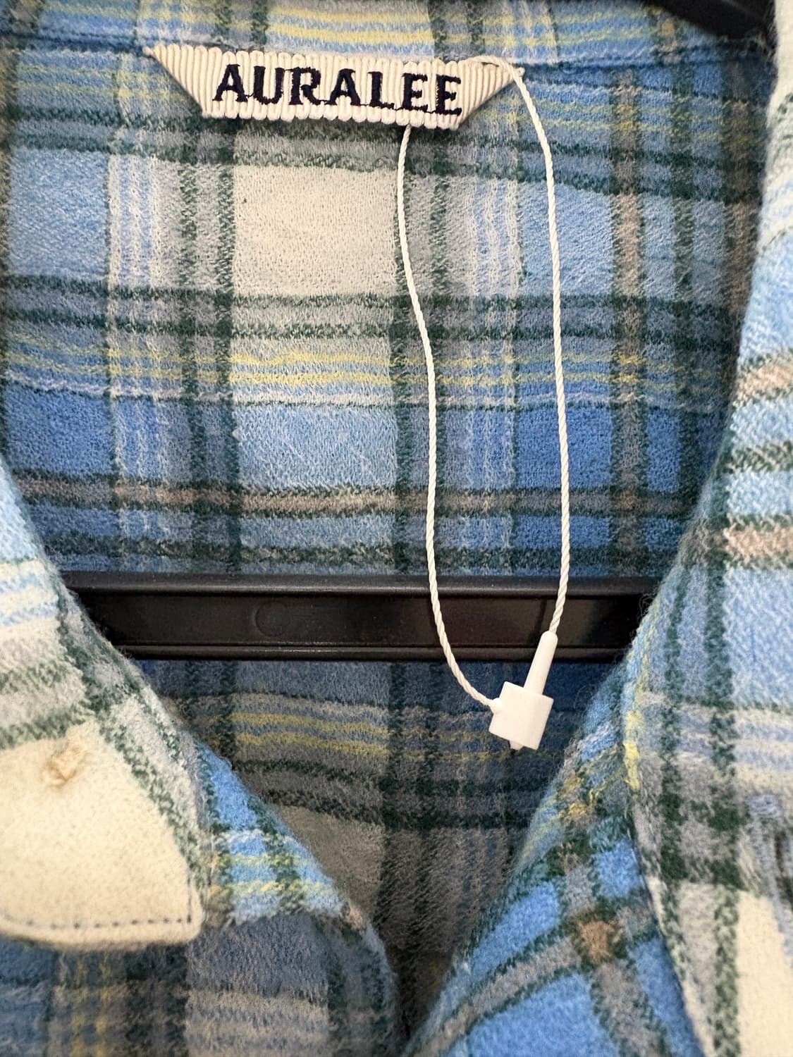 Auralee 여성 울체크셔츠 1사이즈 상품이미지3