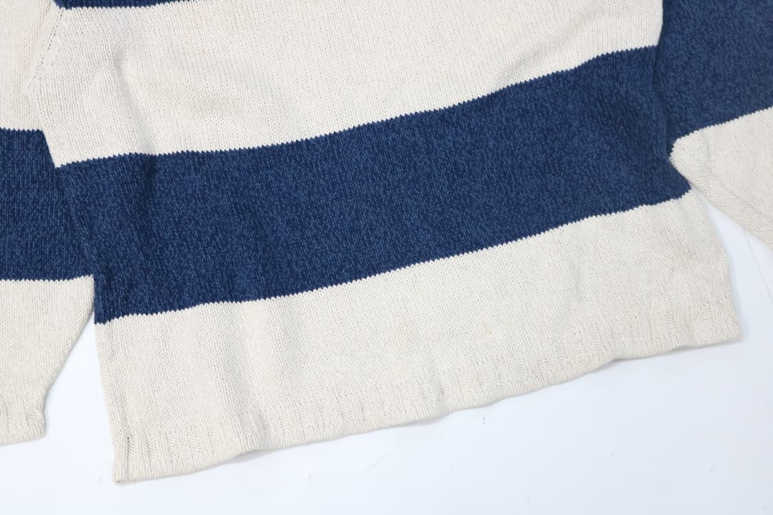 에디바우어 빈티지 굵은 스트라이프 코튼 니트 상품이미지4