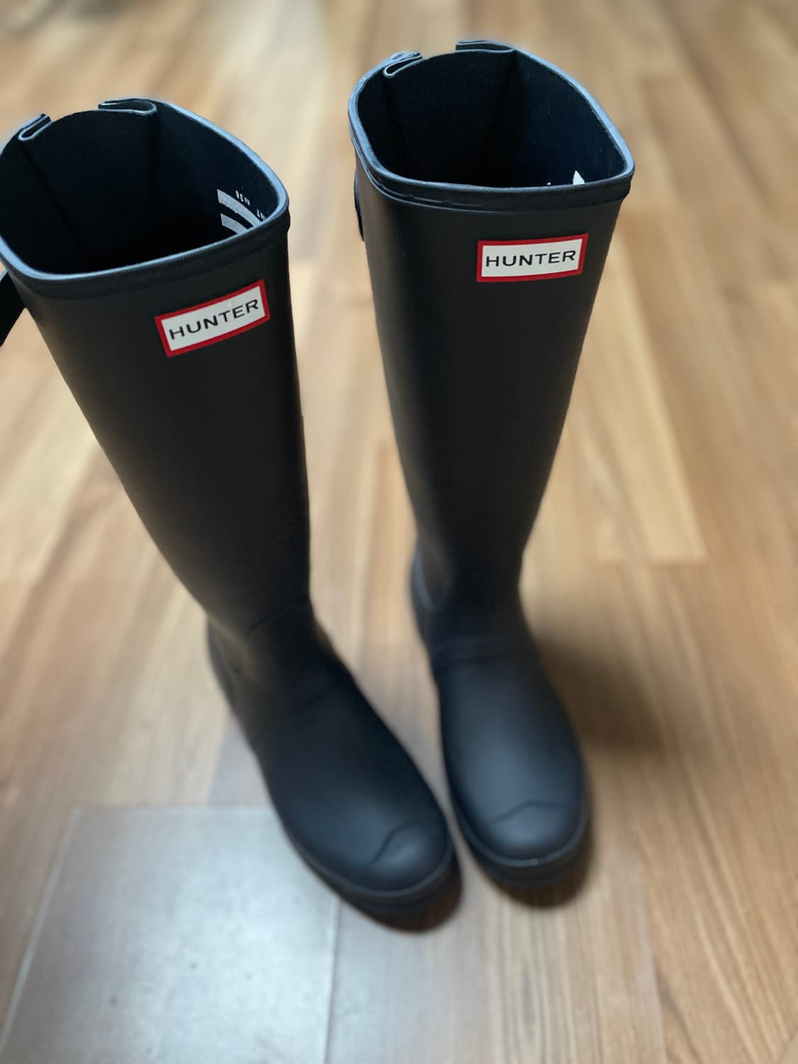 [헌터] 우먼스 오리지널 백 어드저스터블 톨 레인부츠 WFT1001RMA 상품이미지1