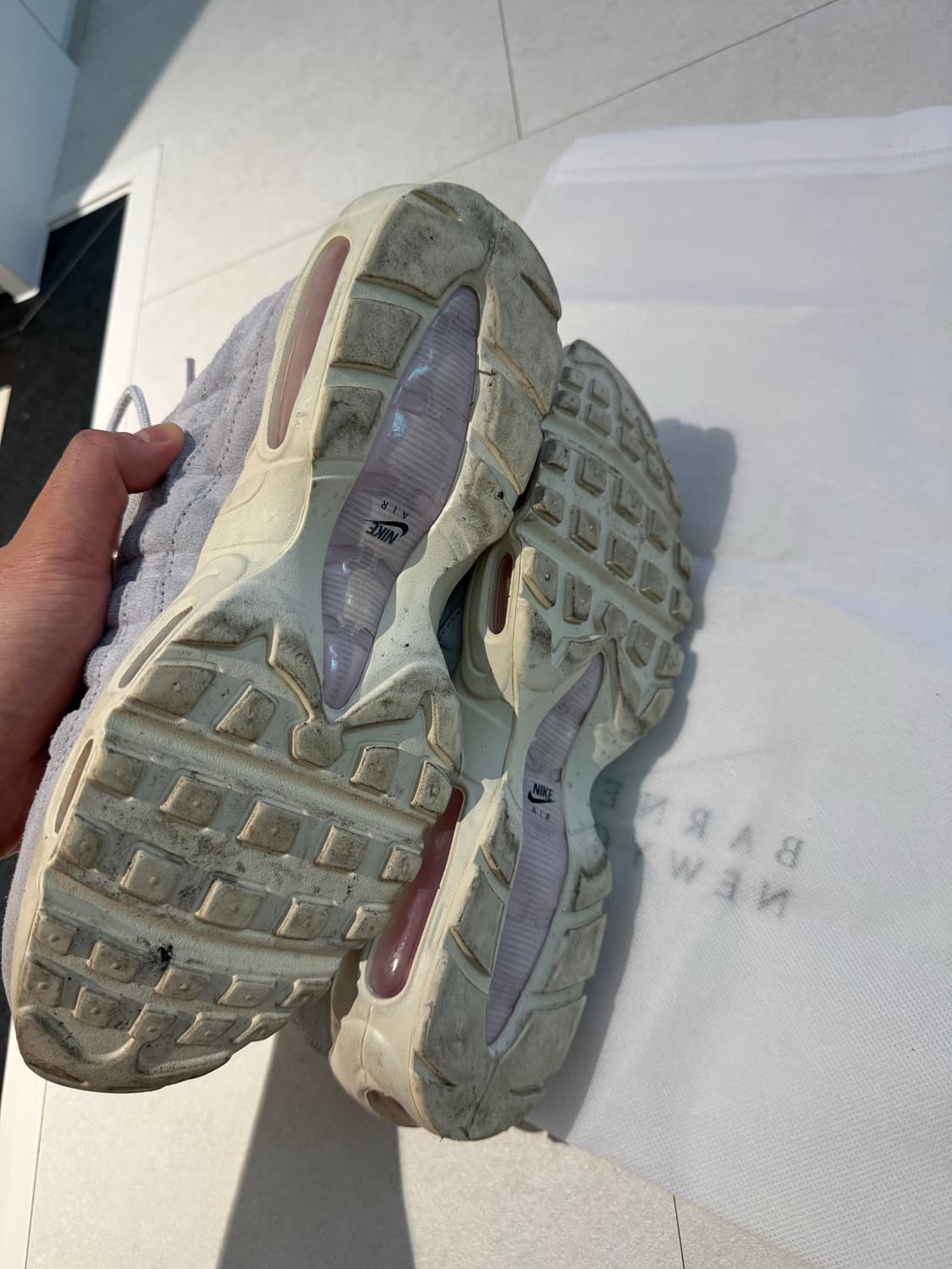 나이키 Nike Air Max 95 Grey Fog and Pink 상품이미지6