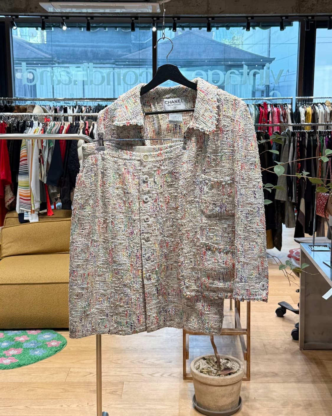 샤넬 멀티컬러 트위드 셋업  상품이미지1