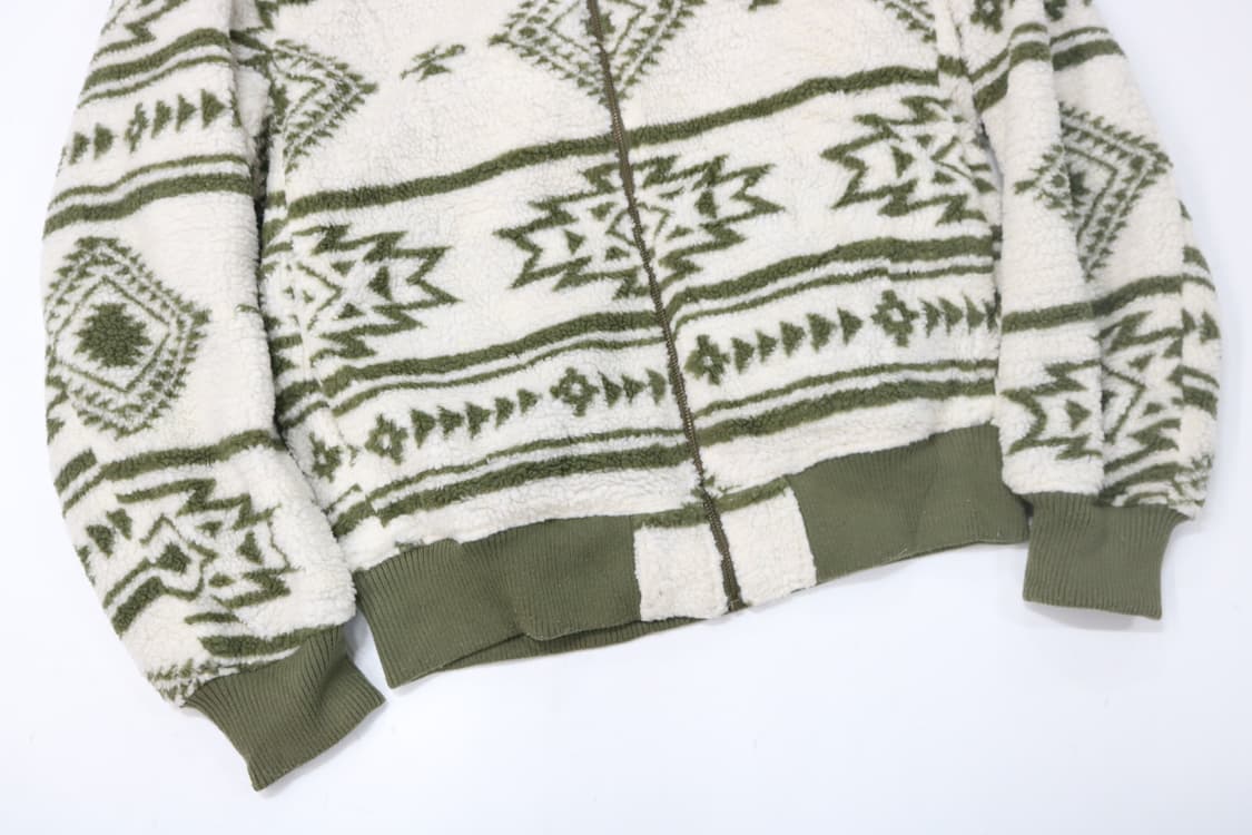 로데오크라운즈 노르딕 패턴 리버시블 보아 후리스 항공점퍼 상품이미지5