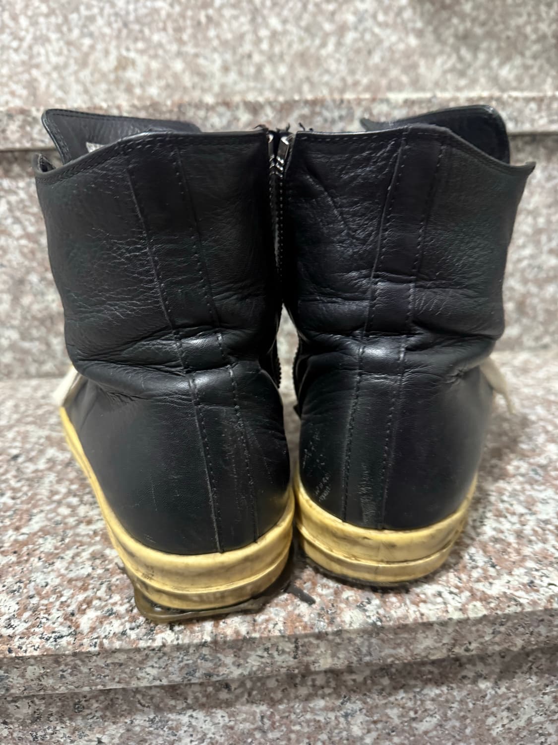 릭오웬스 라몬즈 레더 하이 40 사이즈 상품이미지2