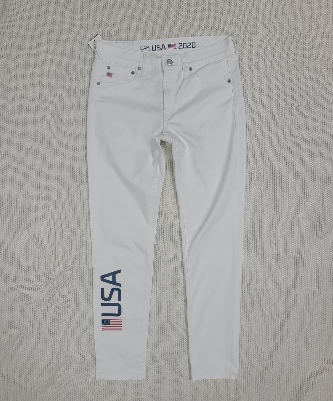 폴로 랄프로렌 x TEAM USA 2020 올림픽 White jeans 상품이미지1