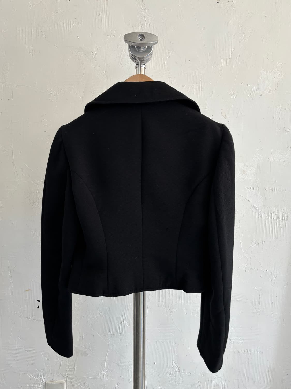 Moschino 모스키노 블랙 숏 울 자켓 상품이미지9