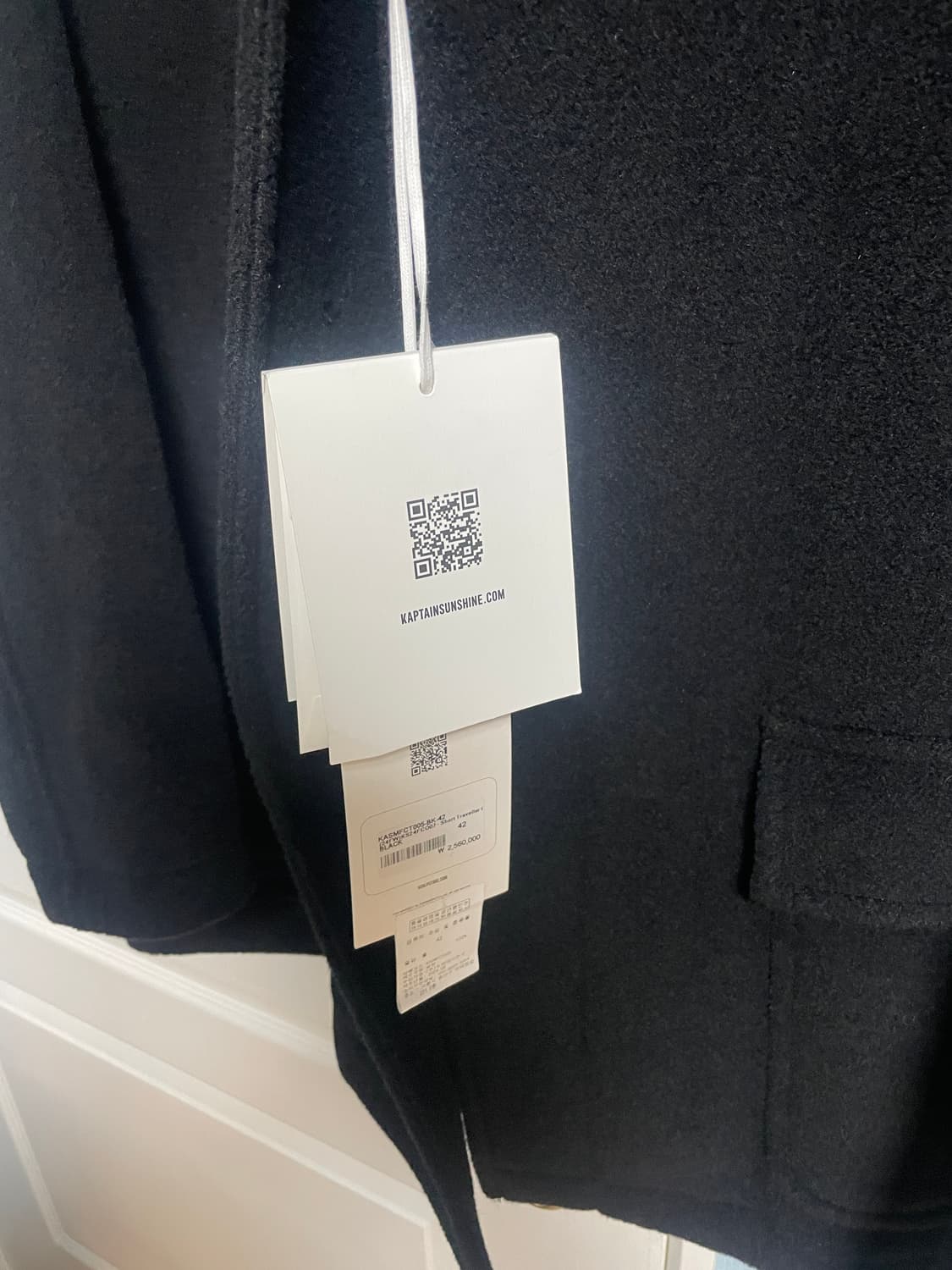 캡틴선샤인 숏 트래블러 블랙 42 새상품 상품이미지4